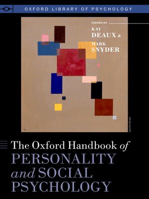 cover image of The Oxford Handbook of Personality and Social Psychology